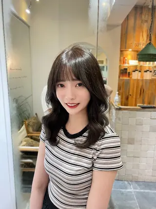 ミディアム 💜髪質改善💜韓国 レイヤー💜TAKUのヘアスタイル