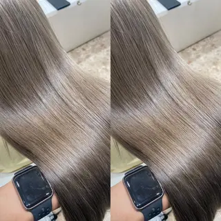 セミロング カラー 🌿レイヤー/ブリー チ/🌿JINのヘアスタイル