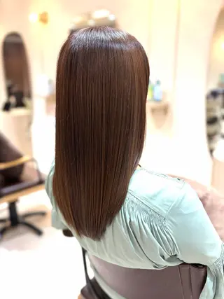 ロング カラー 菅原 渚のヘアスタイル