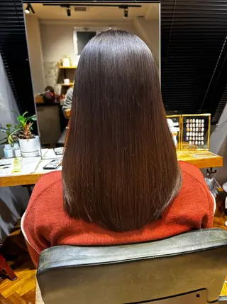 ロング パーマ misa🫧ナチュラ ル縮毛矯正/髪質改善のヘアスタイル