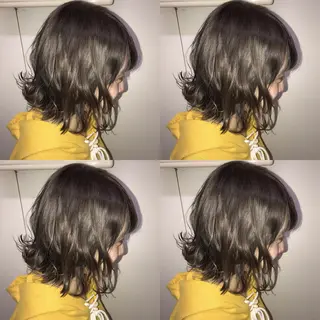 ミディアム カラー パーマ ヘアアレンジ 🫧代表/新宿駅近/ 限定価格🫧田辺貴裕のヘアスタイル