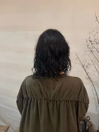 ミディアム 梶原 悠矢のヘアスタイル