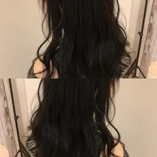 ロング カラー ヘアアレンジ 美容室sand 横浜のヘアスタイル