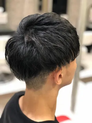 メンズ ショートカット │ 白髪ぼかし│ゆうまのヘアスタイル