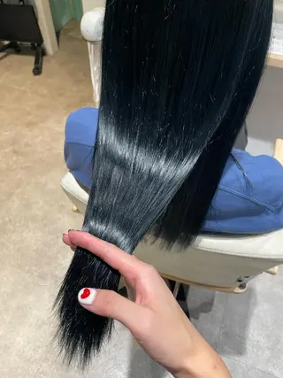 ロング 。 。のヘアスタイル