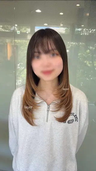 ミディアム 坂本奈都美/Jr.s 🎀のヘアスタイル