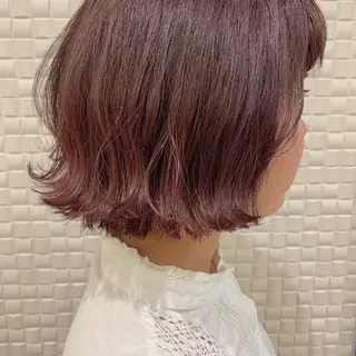 ミディアム カラー 𝒢𝒾𝓇𝓁𝓎 ⑅　𝓎𝓊𝓀𝒶のヘアスタイル