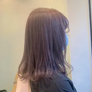 セミロング カラー Takahashi Yuriのヘアスタイル