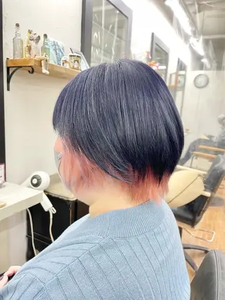 ショート カラー 青木 優歩のヘアスタイル