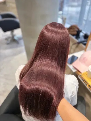 ロング カラー 鎌田 優依のヘアスタイル