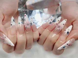 ネイル Kei Nail 長さ出し 付け放題のネイルデザイン