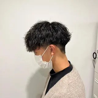 ショート カラー パーマ ヘアアレンジ メンズ キッズ ネイル マツエク・マツパ アイブロウ 🔷横浜1のパーマ 職人🔷将太郎のヘアスタイル