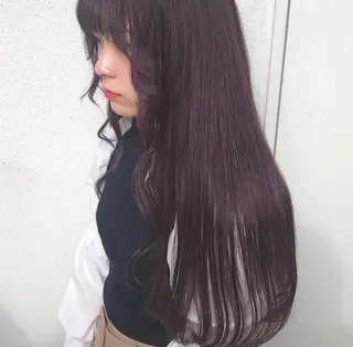 ロング PINQ ピンクのヘアスタイル