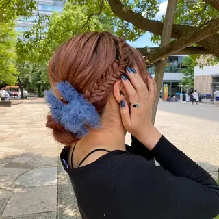 セミロング yuu/髪質改善 カラー🌛のヘアスタイル