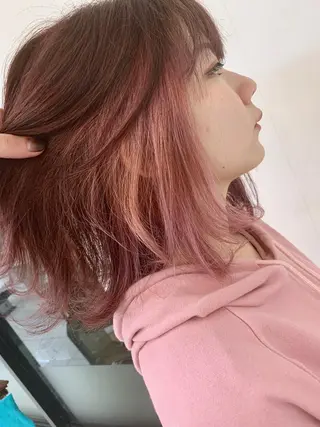 ミディアム 穐田 司樹のヘアスタイル