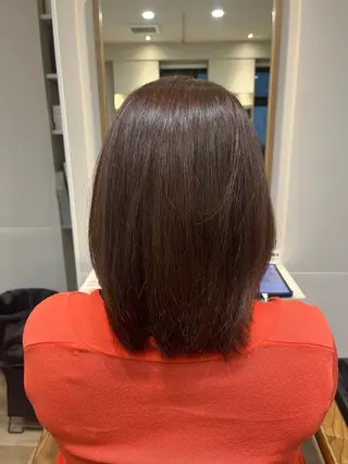 ミディアム 小鴨 美佳のヘアスタイル