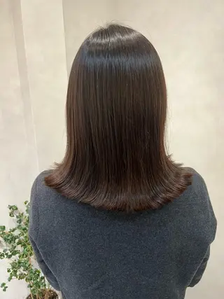 ミディアム カラー ヘアアレンジ IVY villa Suzu.のヘアスタイル