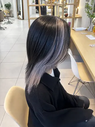セミロング カラー 💈メンズパーマ カラー💈momoのヘアスタイル