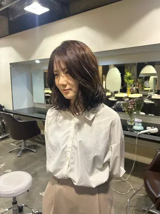 パーマ レイヤー✨パーマ 🌙 nanacoのヘアスタイル