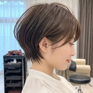 ショート 🍯無料の小顔 ショート/みゆ🍯のヘアスタイル