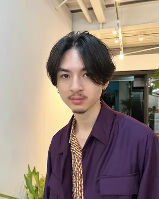 カラー パーマ メンズ スパイキーショート/ メンズヘア/hugeのヘアスタイル