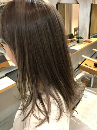 ミディアム カラー 白髪ぼかし/ショート /ミニボブだいじのヘアスタイル