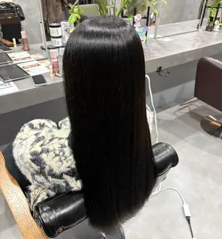 カラー 白髪ケアBAUM さなのヘアスタイル