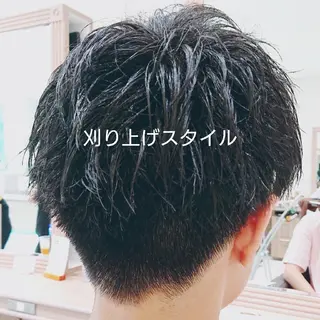 ショート メンズ タッセルボブ× 美髪・髪質改善のヘアスタイル