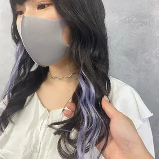 ミディアム Cielro/ダブル カラー/西田咲希のヘアスタイル