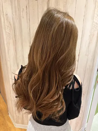 ロング カラー パーマ ヘアアレンジ 【暗め透明感カラー】 【インナー】小島良太のヘアスタイル