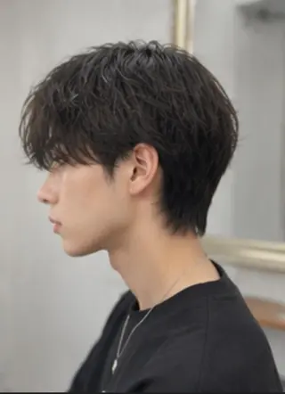 ショート メンズ パーマ Men's Lienのヘアスタイル