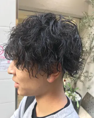 ショート パーマ レイヤーカット 西村あきやのヘアスタイル