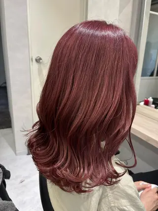 ミディアム カラー 松田 類生のヘアスタイル