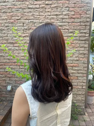 セミロング 🩶 AIRA / 透明感カラー 🩶のヘアスタイル