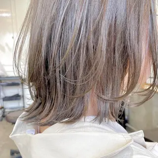 ミディアム カラー ヘアアレンジ 【ダメージレス施術】 【透明感】北村 拓也のヘアスタイル