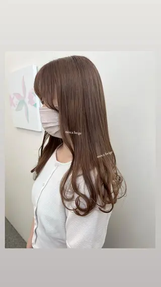 ロング カラー Parve Mix /頓宮 稚愛🤍のヘアスタイル