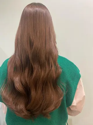 ロング カラー 🩵ララモアナ nazu🩵のヘアスタイル