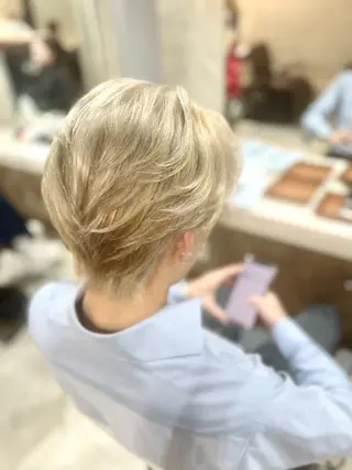 ショート カラー メンズ 多系統似合わせ/ tsuburaのヘアスタイル