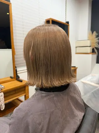 ミディアム カラー Meteor 店長 祝田涼太のヘアスタイル