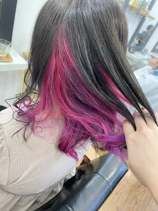 ロング 青木 優歩のヘアスタイル