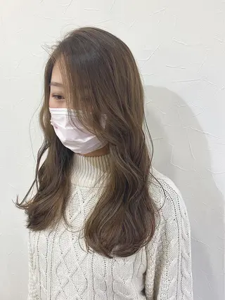 ロング 優子/ 似合わせカットカラーのヘアスタイル