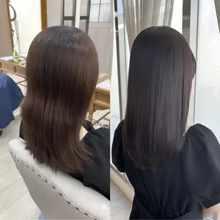 セミロング カラー LEWIN GINZAのヘアスタイル
