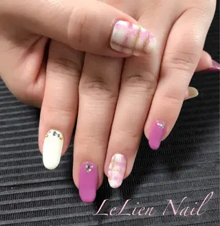 ネイル モチの良さ◉ フィルインネイル♡のネイルデザイン