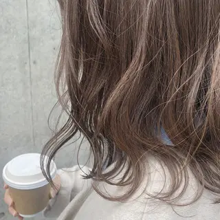 ミディアム やまさきえりこ ニュアンスパーマのヘアスタイル
