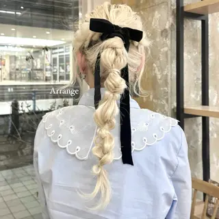 ロング ヘアアレンジ nanami ¦髪質改善¦ブリーチのヘアスタイル
