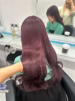 ロング ブリーチありなし× 淡色🎀𝑼𝑻𝑨のヘアスタイル