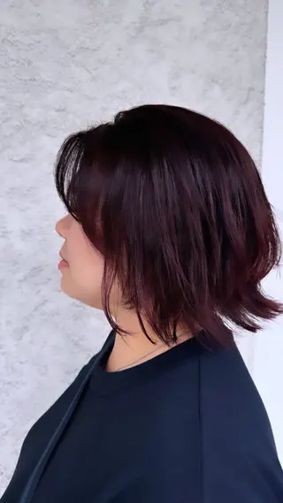 ミディアム カラー 椎葉 祐也のヘアスタイル
