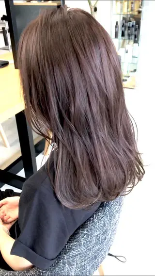 セミロング カラー クドウレイ fifth神南のヘアスタイル