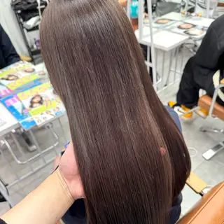 ロング カラー ヘアアレンジ ブリーチなしカラー /新百合ヶ丘/安形翔のヘアスタイル