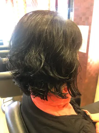 ミディアム 織田 英之のヘアスタイル